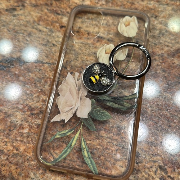Ted Baker Floral iPhone Case with Bee Ring - Picture 4 of 5